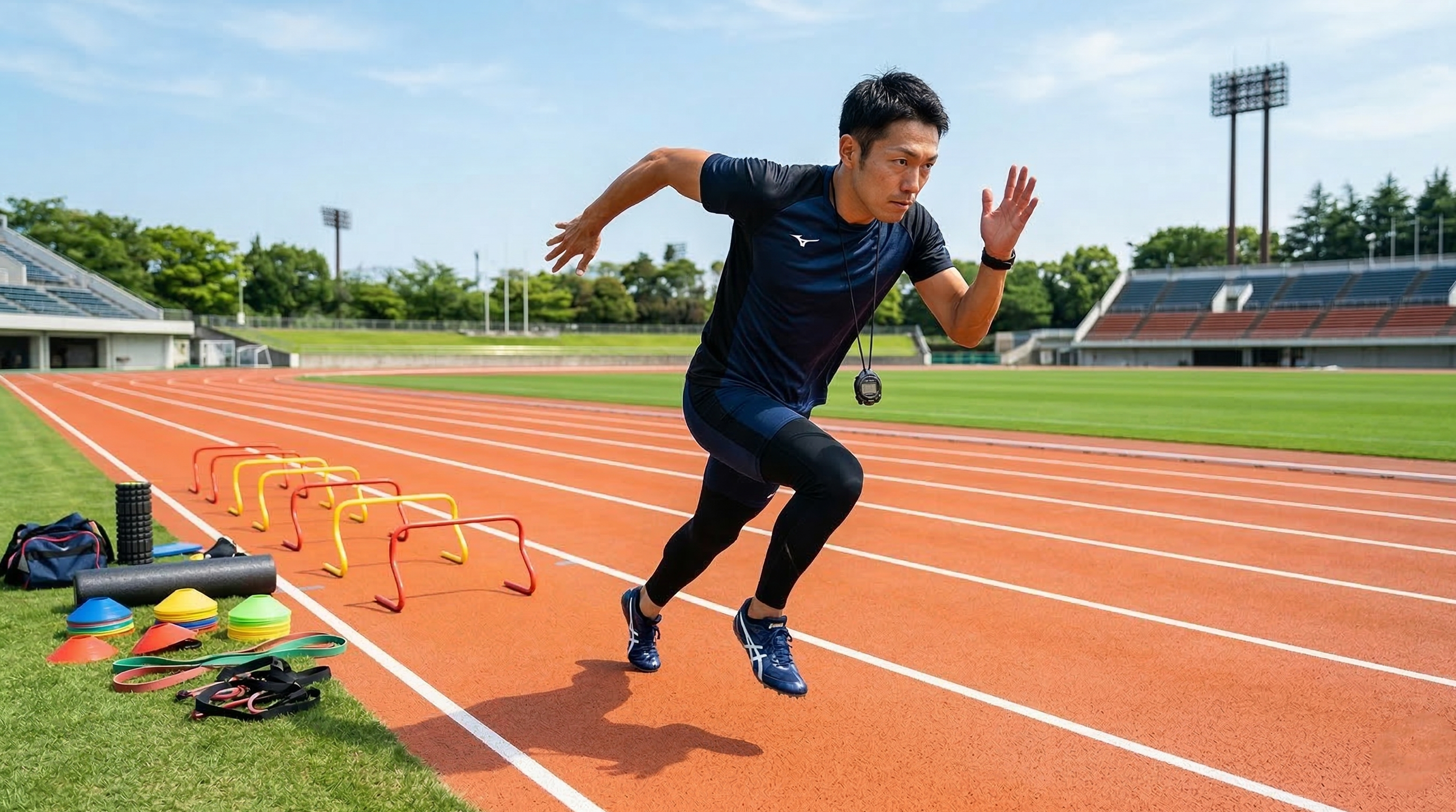 頭を抱えて悩む人物の後ろ姿